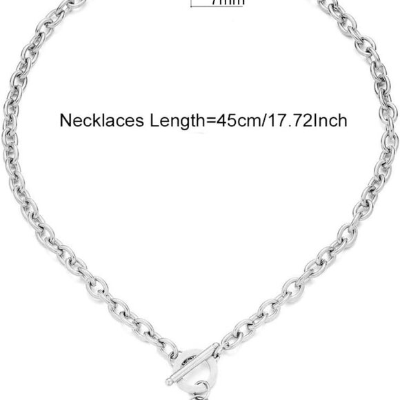 Stainless Steel Link Chain Necklace for Women - Picture 2 of 9
